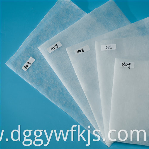 Customized 30g50g80g filter needle punched cotton